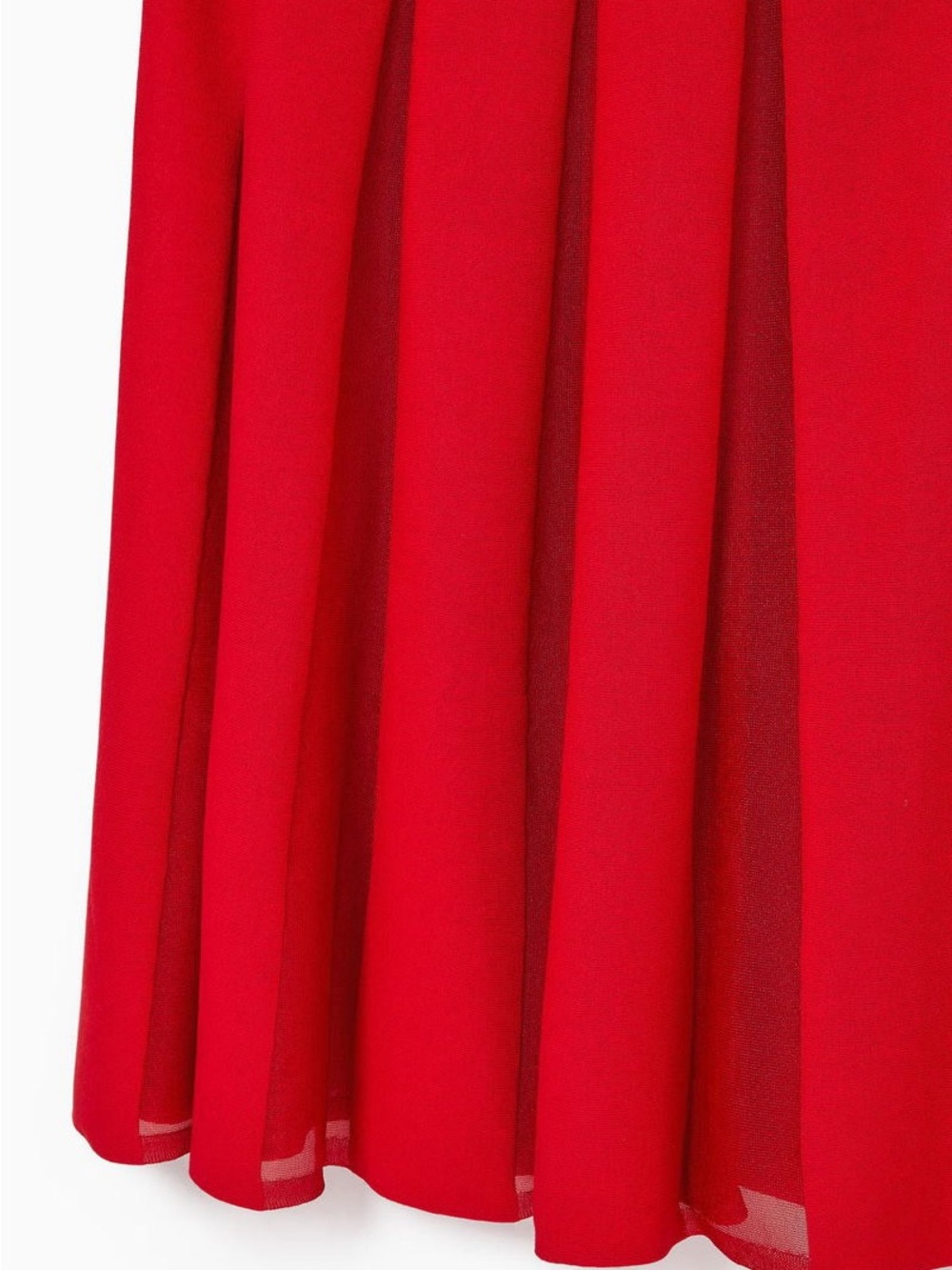 COS Vibrant Red Ribbed Maxi Dress - Picture 3 of 8